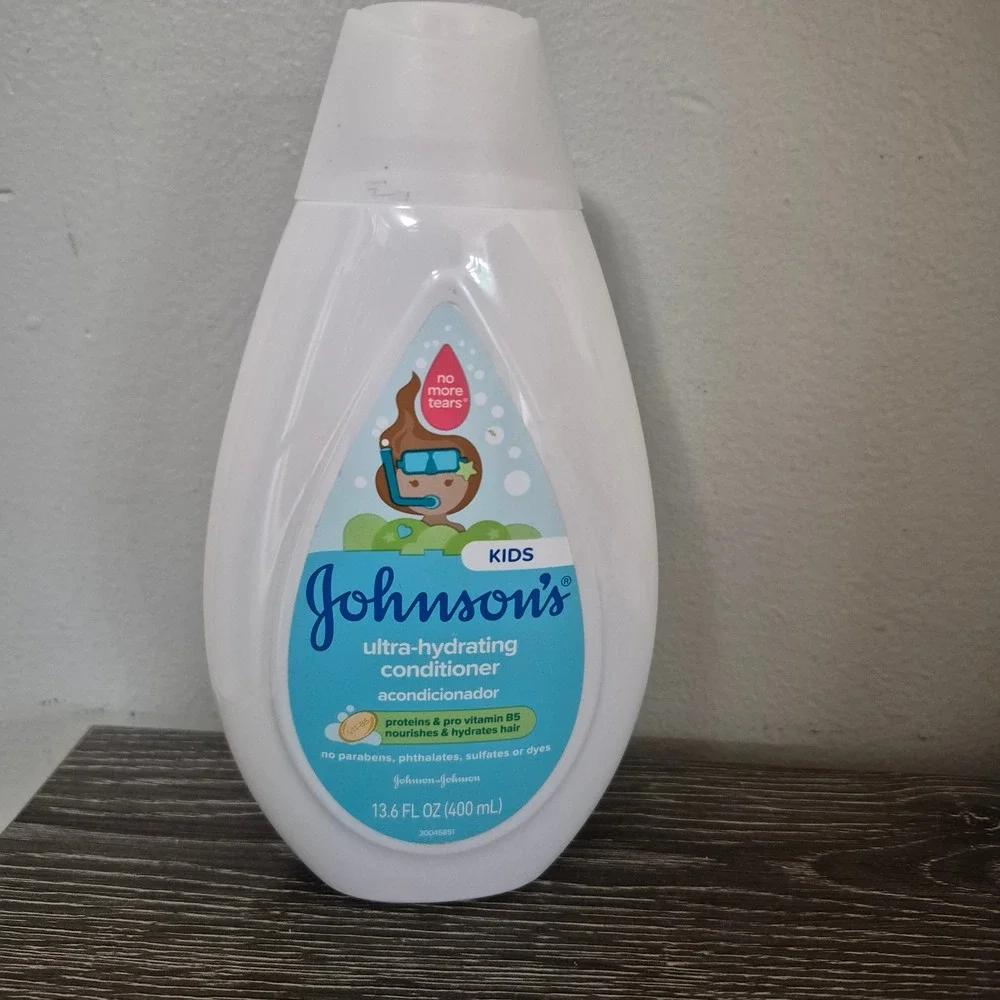 Johnsons Kids Ultra-Hydrating Conditioner Pro-Vitamin B5 13.6 fl oz No More Tear